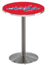 Holland Bar Stool Co. Sports Team L214 - 36"" Stainless Steel Washington Capitals Pub Table