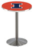L214 - 42"" Stainless Steel Illinois Pub Table