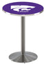 L214 - 42"" Stainless Steel Kansas State Pub Table
