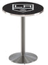 Holland Bar Stool Sports Team Stainless Steel Los Angeles Kings Pub Table - 42""