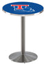 L214 - 42"" Stainless Steel Louisiana Tech Pub Table
