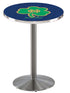 Holland Bar Stool L214 - 42"" Stainless Steel Notre Dame (Shamrock) Pub Table