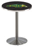 L214 - 42"" Stainless Steel North Dakota State Pub Table