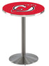 Holland Bar Stool Sports Team Stainless Steel New Jersey Devils Pub Table - 42""