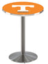 Holland Bar Stool Sports Logo Stainless Steel Tennessee Pub Table - 42""