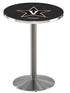 Holland Bar Stool Co Sports Team L214 - 42"" Stainless Steel Vanderbilt Pub Table