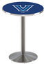 Holland Bar Stool L214 - 42"" Stainless Steel Villanova University Logo Pub Table
