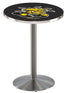 L214 - 42"" Stainless Steel Wichita State Pub Table