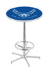 L216 - 42"" Chrome U.S. Air Force Pub Table