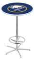 L216 - 42"" Chrome Buffalo Sabres Modern Pub Table