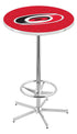 L216 - 42"" Chrome Carolina Hurricanes Modern Pub Table