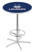 Holland Bar Stool L216 - 42"" Chrome Connecticut Logo Pub Table