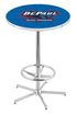Holland Bar Stool L216 - 42"" Chrome DePaul Logo Pub Table
