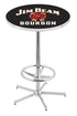 L216 - 42"" Chrome Jim Beam Pub Table.