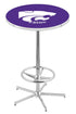 L216 - 42"" Chrome Kansas State Pub Table