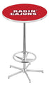 L216 - 42"" Chrome Louisiana-Lafayette Pub Table