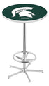 L216 - 42"" Chrome Michigan State Pub Table