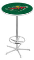 Holland Bar Stool Sports Team Chrome Minnesota Wild Pub Table - 42""