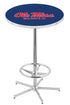 L216 - 42"" Chrome Ole' Miss Pub Table