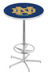 L216 - 42"" Chrome Notre Dame (ND) Pub Table