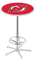 L216 - 42"" Chrome New Jersey Devils Pub Table