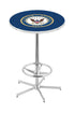 L216 - 42"" Chrome U.S. Navy Pub Table