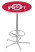 L216 - 42"" Chrome Ohio State Pub Table
