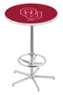 L216 - 42"" Chrome Oklahoma Pub Table