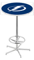 Holland Bar Stool Co. Sports Team L216 - 42"" Chrome Tampa Bay Lightning Pub Table