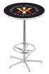 Holland Bar Stool Co Sports Team L216 - 42"" Chrome Virginia Military Institute Pub Table