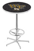 Holland Bar Stool Co Sports Team L216 - 42"" Chrome Wake Forest Pub Table