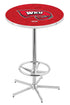 Holland Bar Stool Co Sports Team L216 - 42"" Chrome Western Kentucky Pub Table