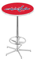 Holland Bar Stool Co. Sports Team L216 - 42"" Chrome Washington Capitals Pub Table