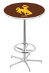 L216 - 42"" Chrome Wyoming Pub Table