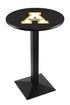 L217 - 36"" Black Wrinkle Appalachian State Pub Table