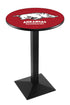 Holland Bar Stool L217 - 36""H Black Wrinkle Arkansas Pub Table