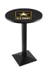 L217 - 36"" Black Wrinkle U.S. Army Pub Table