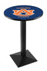 Holland Bar Stool L217 - 36""H Black Wrinkle Auburn Pub Table