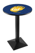 L217 - 36"" Black Wrinkle Cal Pub Table
