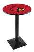 L217 - 36"" Black Wrinkle Louisville Pub Table