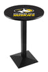 L217 - 36"" Black Wrinkle Michigan Tech Pub Table