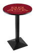 L217 - 36"" Black Wrinkle Minnesota Pub Table
