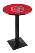 L217 - 36"" Black Wrinkle North Carolina State Pub Table