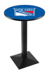 Holland Bar Stool Sports Team Wrinkle New York Rangers Pub Table - 36"" Black