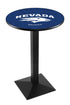 L217 - 36"" Black Wrinkle Nevada Pub Table