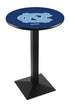 L217 - 36"" Black Wrinkle North Carolina Pub Table