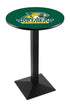 Holland Bar Stool L217 - 36"" Black Wrinkle Northern Michigan Logo Pub Table