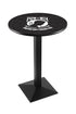 L217 - 36"" Black Wrinkle POW/MIA Pub Table