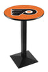 Holland Bar Stool Sports Team Wrinkle Philadelphia Flyers Pub Table - 36"" Black