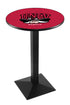 Holland Bar Stool Sports Team Wrinkle UNLV Pub Table - 36"" Black